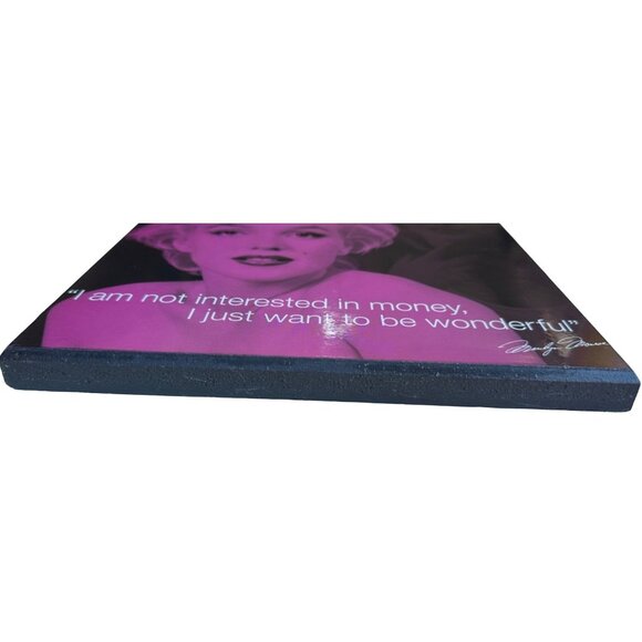 HOME by Target Brands 2009 Celebrity Quotes Marilyn Monroe Wall Decor Plaque - Picture 13 of 13